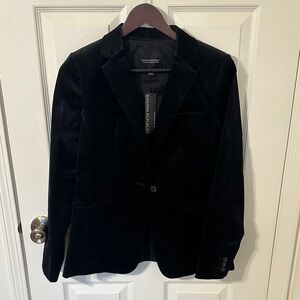 Banana Republic Black Velvet Women's Blazer